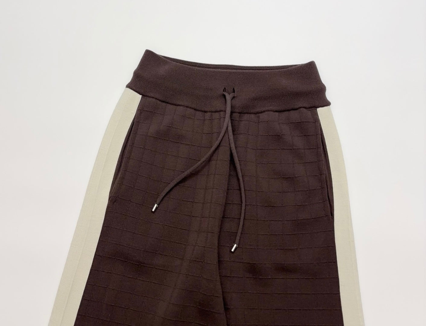 HERMES 25S STRAIGHT-LEG KNIT PANTS 194