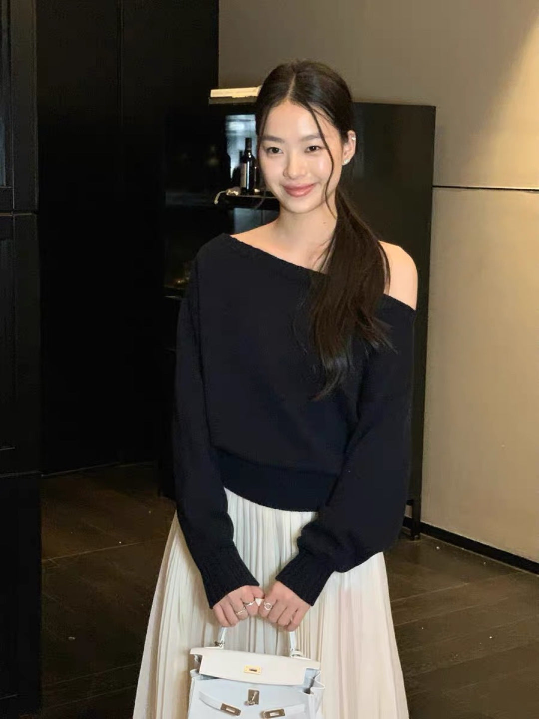 PRADA 25S OFF-SHOULDER SWEATER 457