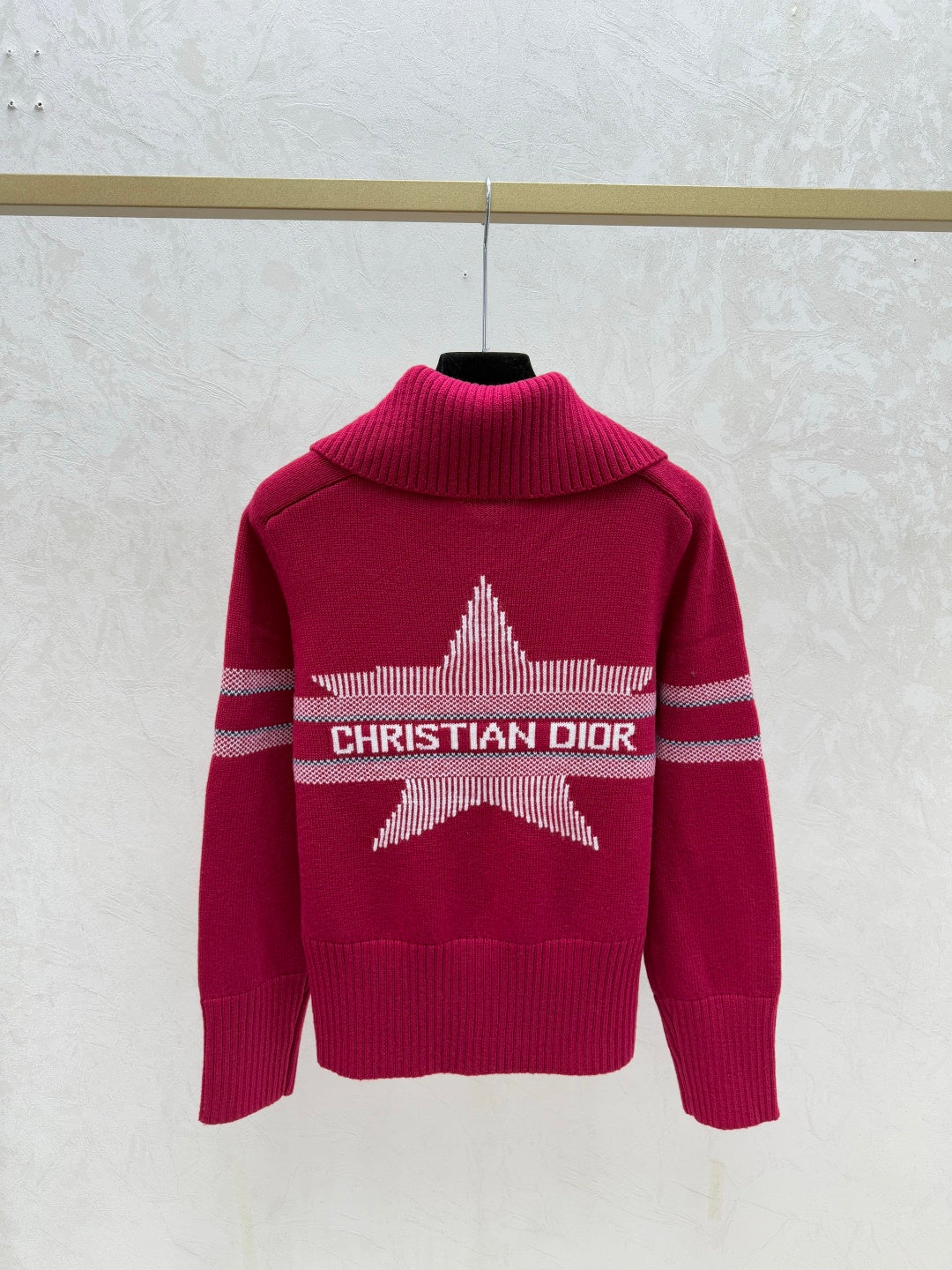 DIOR 25S SHAWL-COLLAR CARDIGAN 642