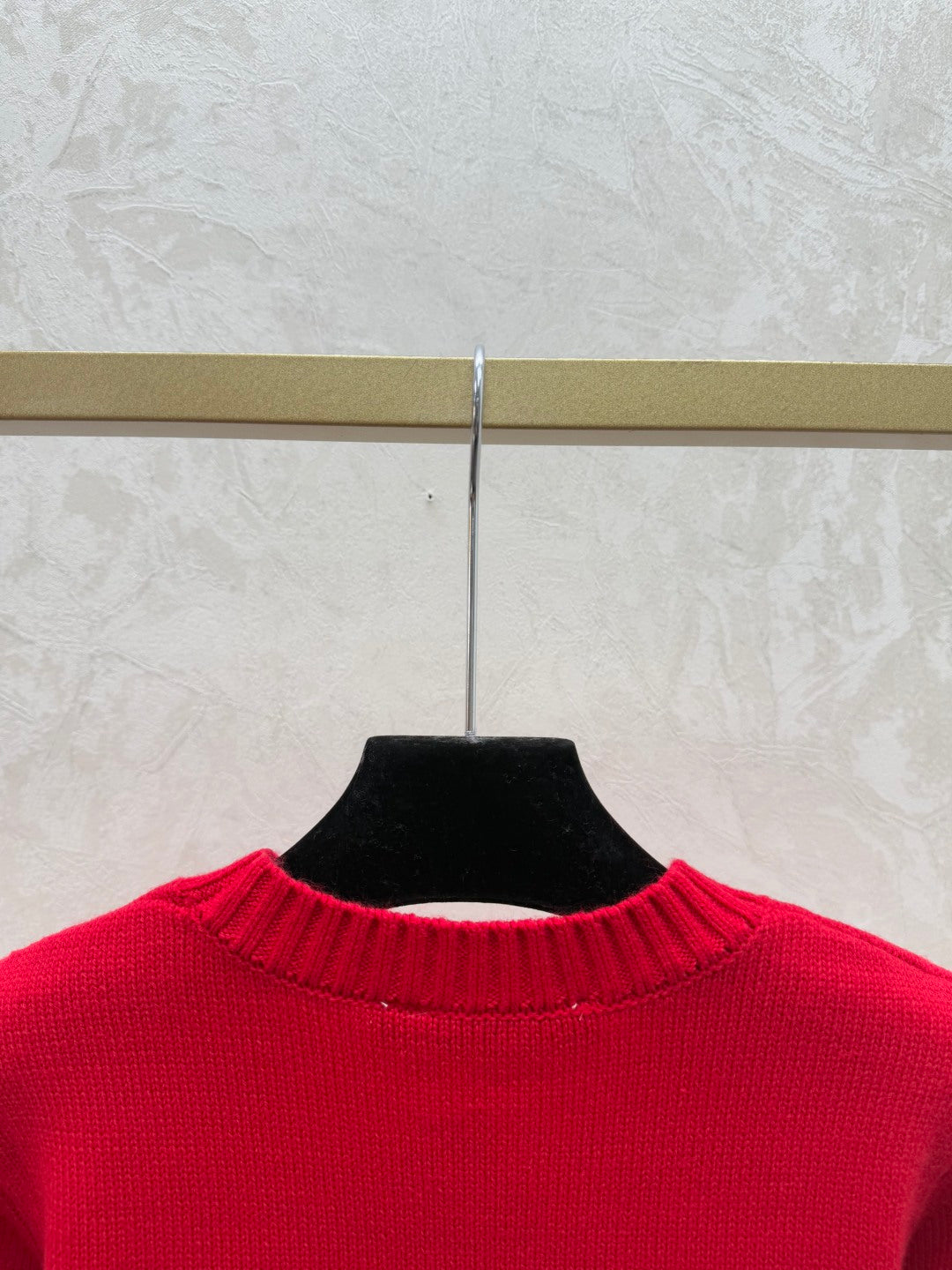 DIOR 25S LONG-SLEEVE KNIT CREWNECK SWEATER 641