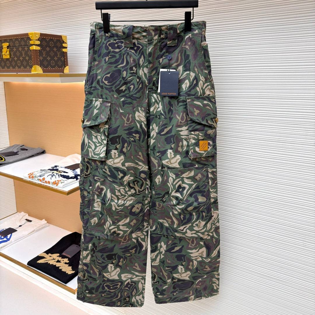 LOUIS VUITTON LV 25S PATCHWORK CARGO PANTS 0158