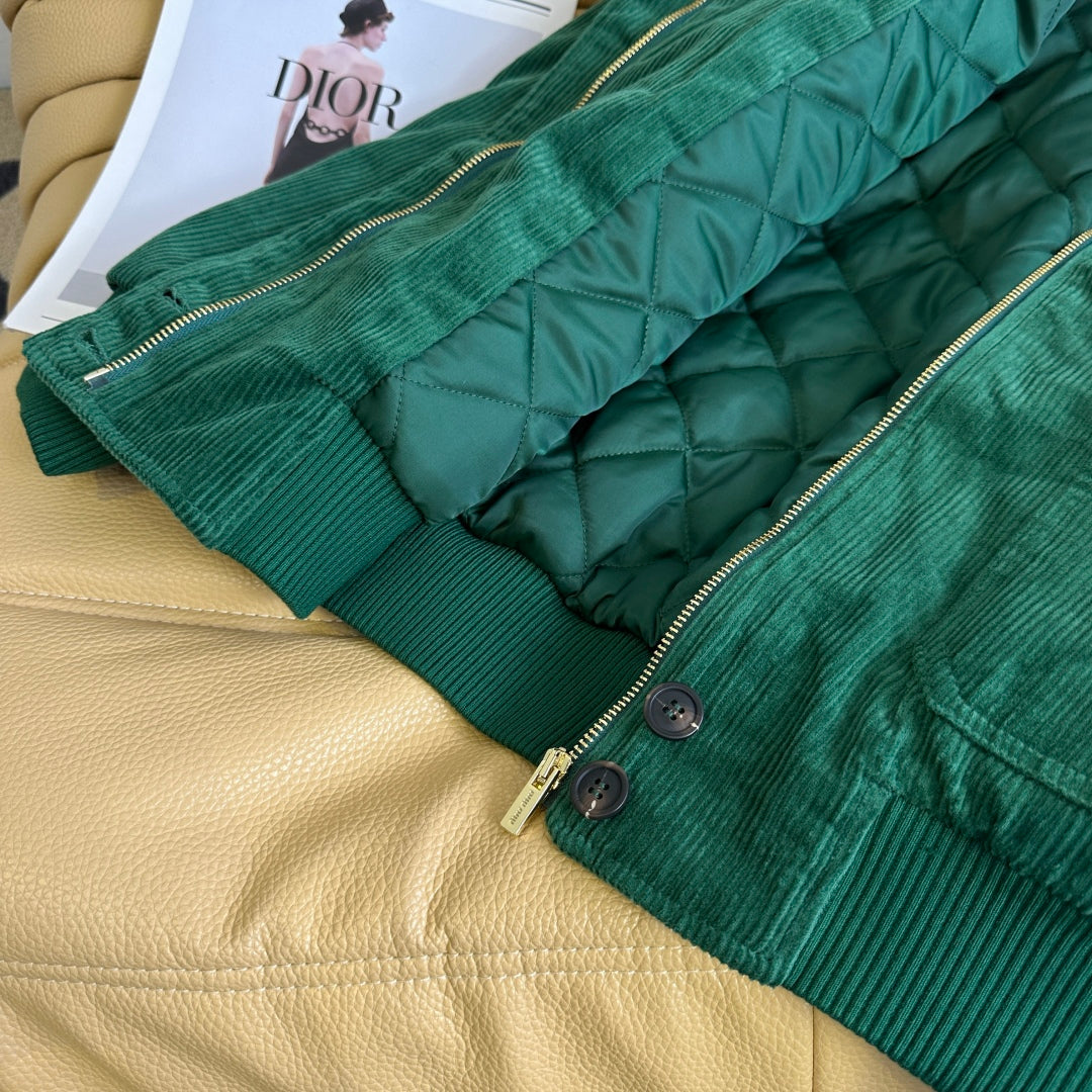 MIUMIU VELVET PADDED JACKET STYLE 472