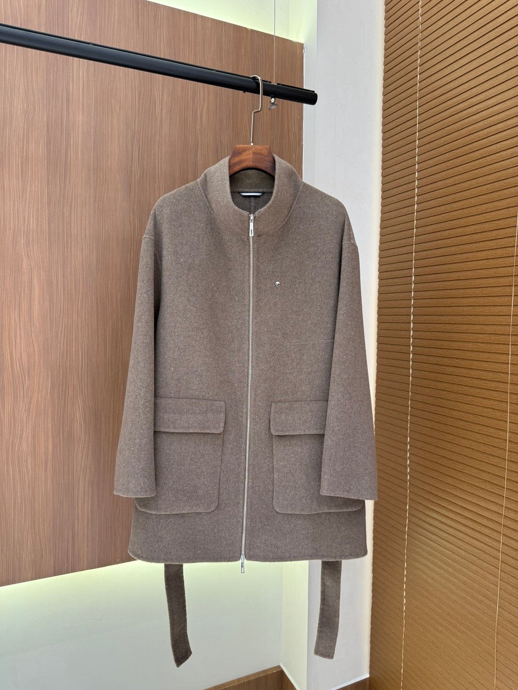HERMES 25S WOOL COAT 100