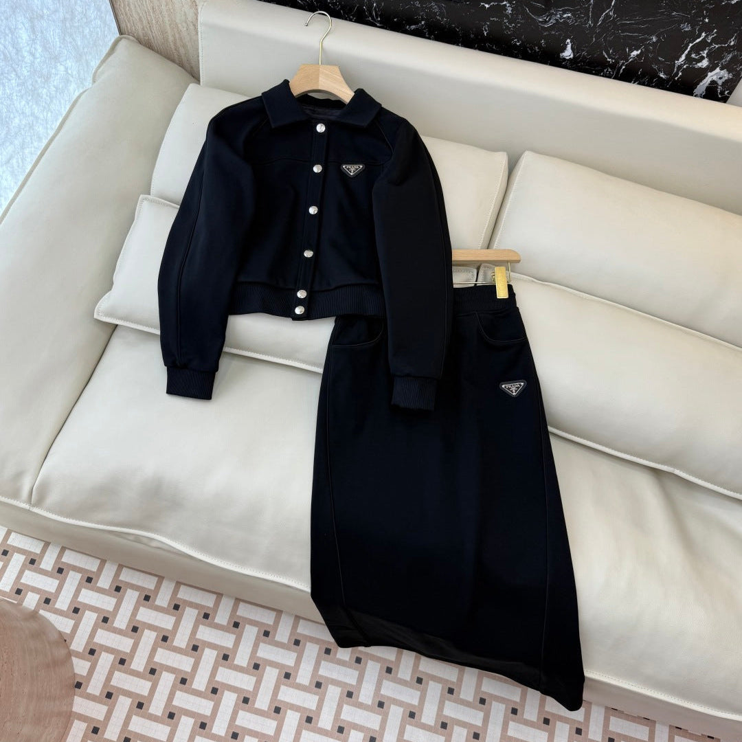 PRADA 25S JACKET AND LONG SKIRT SET 218