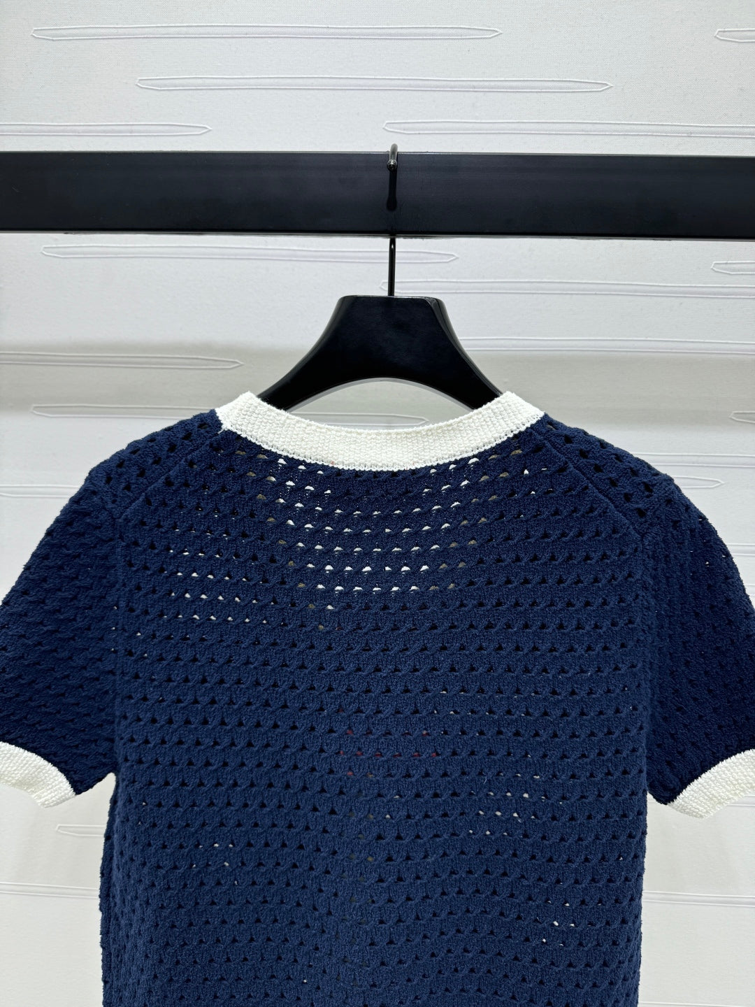 GUCCI SHORT-SLEEVE KNIT CARDIGAN 273214