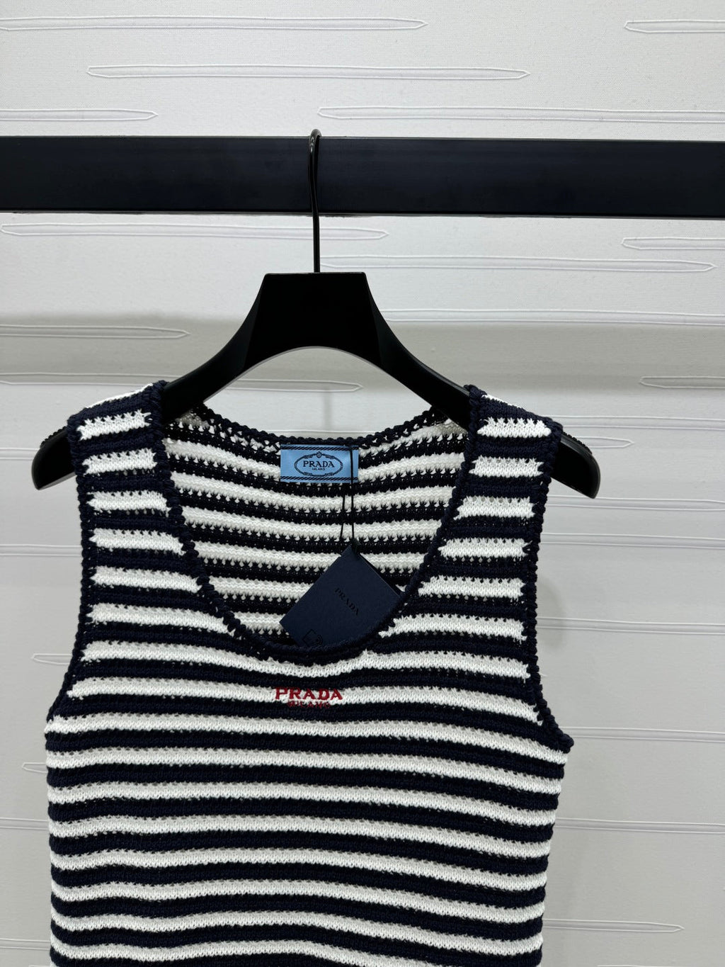 PRADA D 25S STRIPED SWEATER 264182