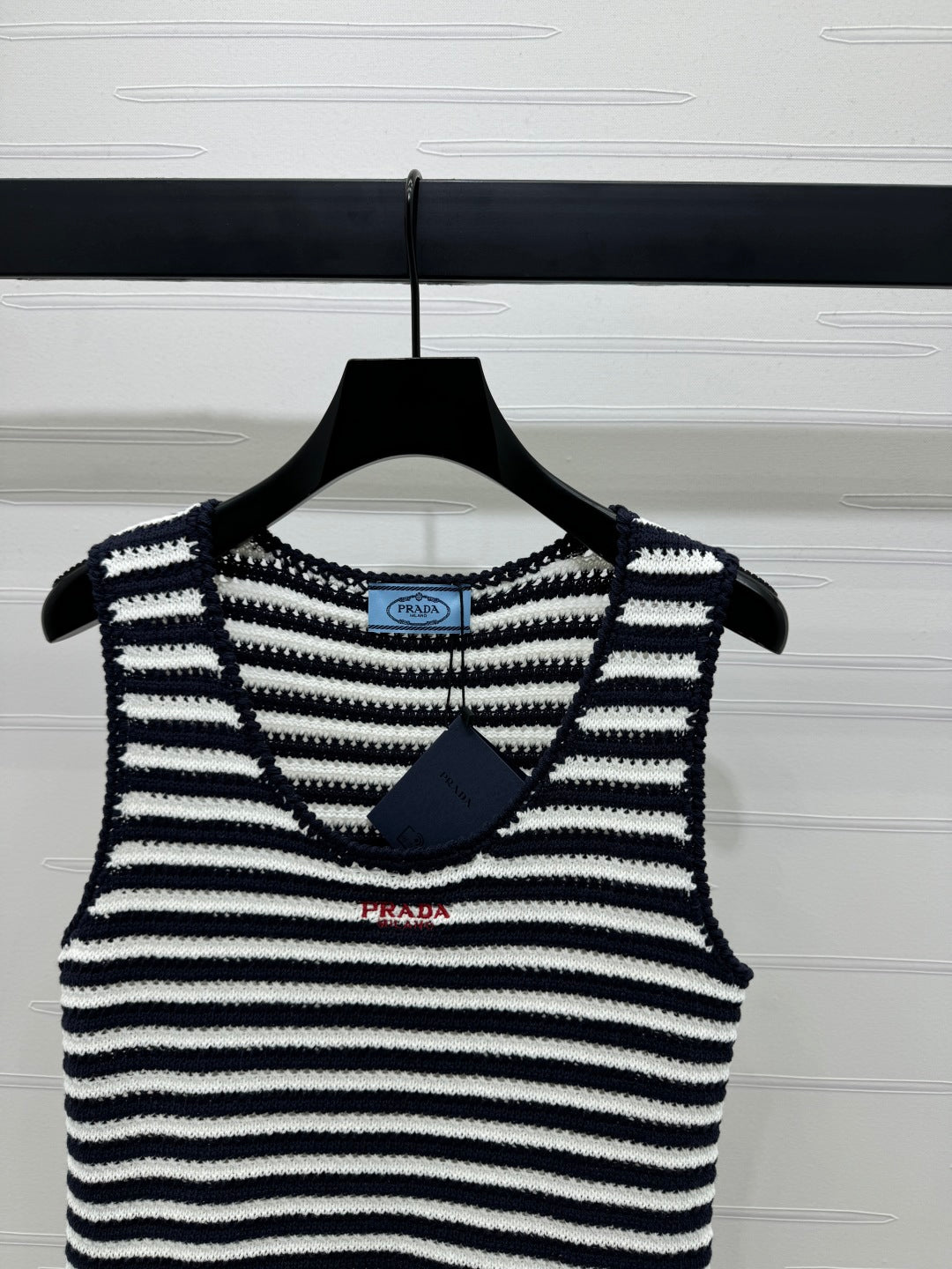 PRADA D 25S STRIPED SWEATER 264182