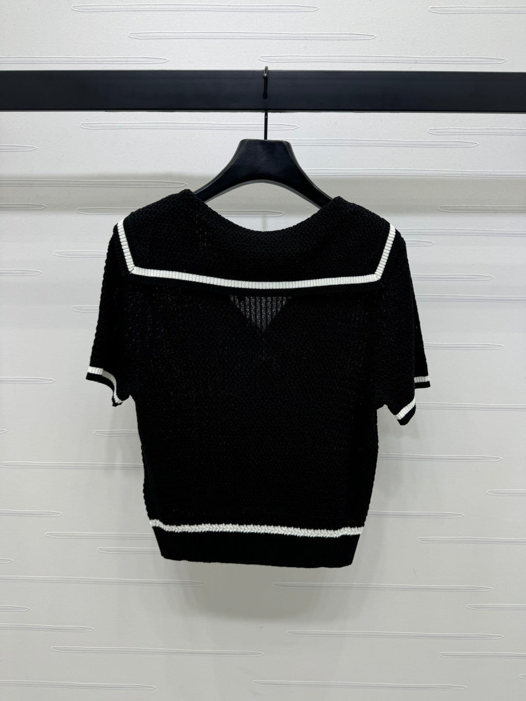 LOEWE 25S SHORT SLEEVE KNITTED CAPE 264036