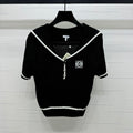 LOEWE 25S SHORT SLEEVE KNITTED CAPE 264036