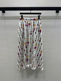 LOUIS VUITTON LV PRINTED SKIRT 269522