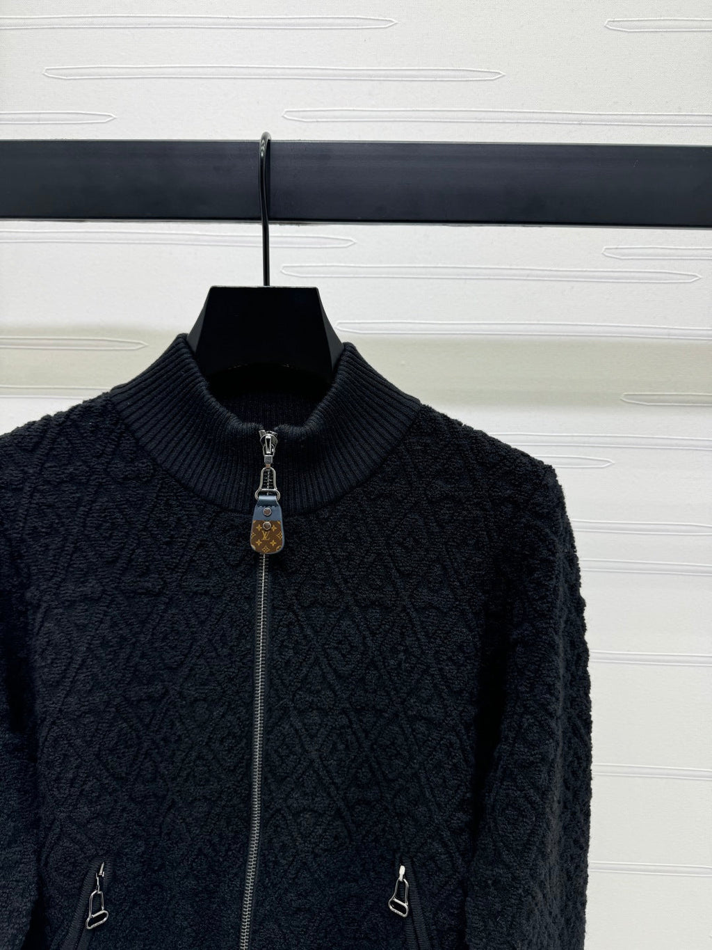 LOUIS VUITTON LV ZIP-UP LONG-SLEEVE KNIT CARDIGAN 274961