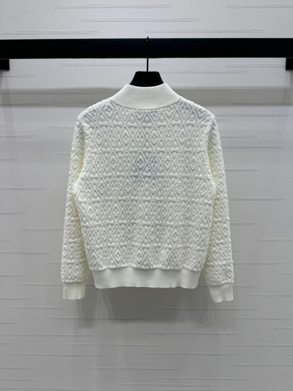 LOUIS VUITTON LV ZIP-UP LONG-SLEEVE KNIT CARDIGAN 274960