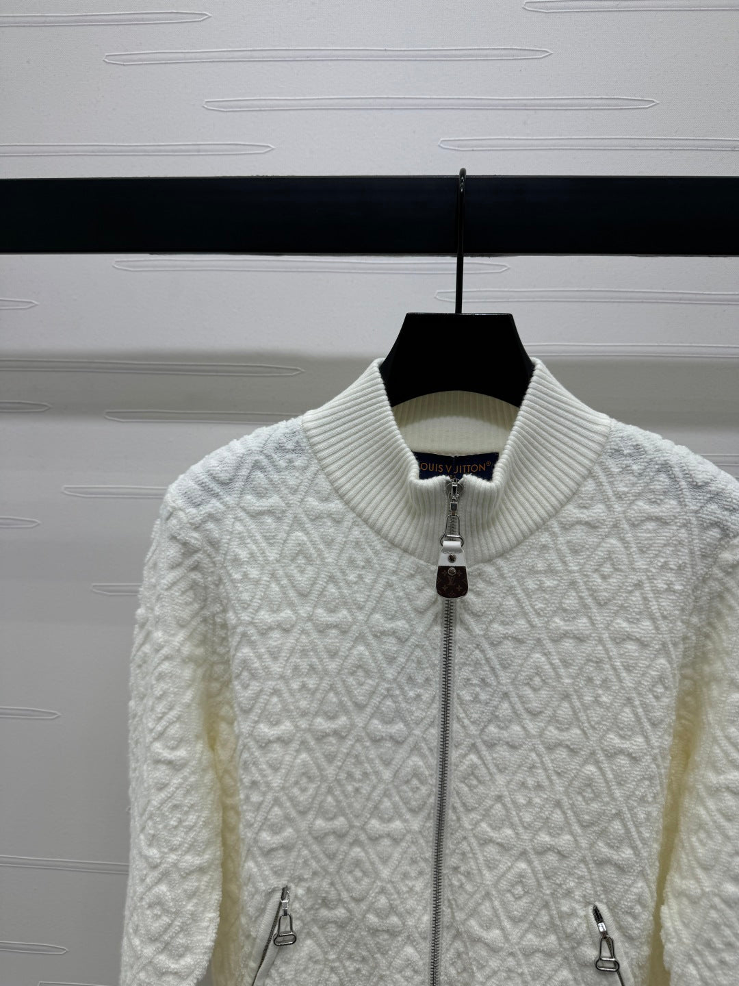 LOUIS VUITTON LV ZIP-UP LONG-SLEEVE KNIT CARDIGAN 274960