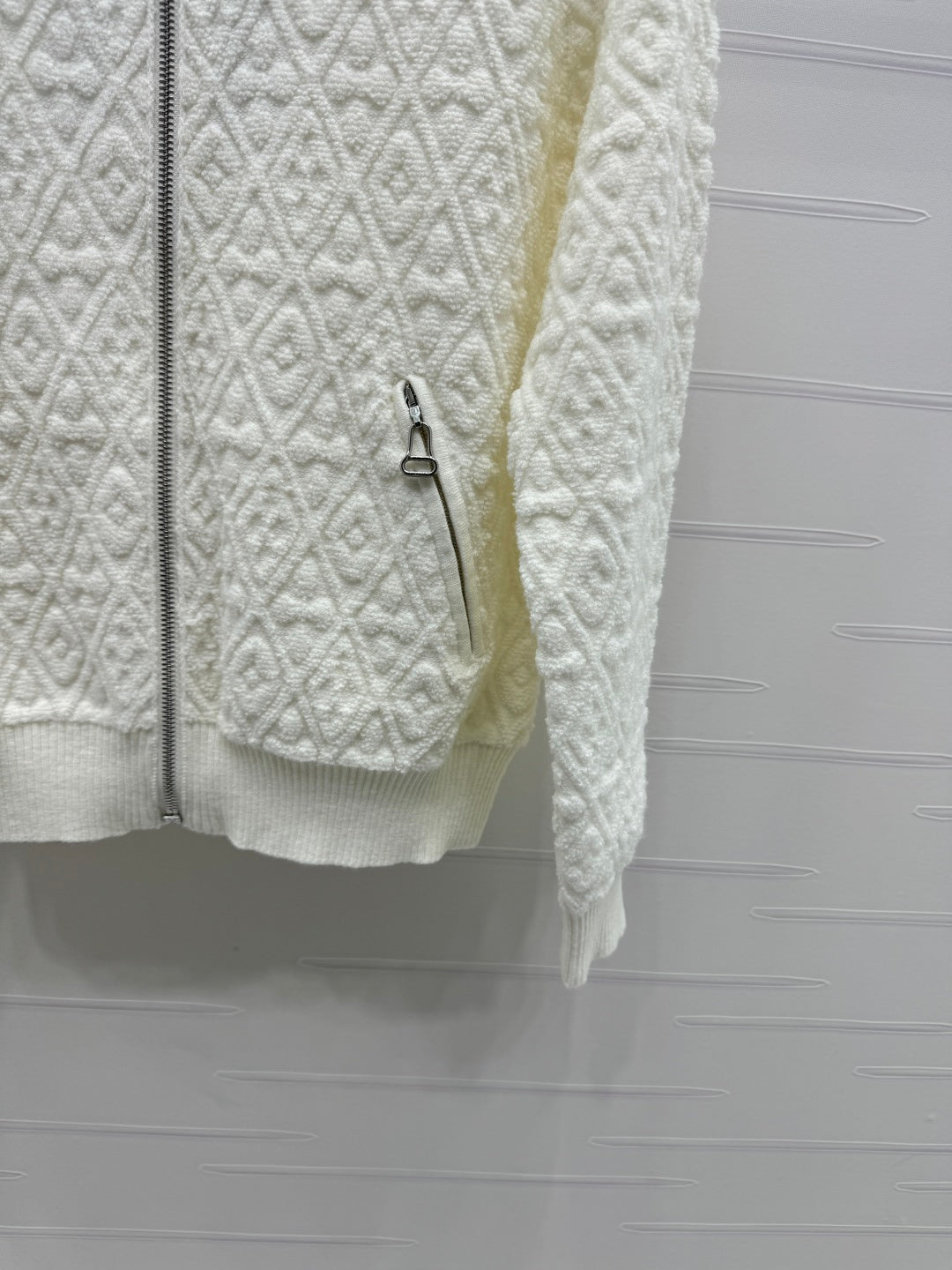 LOUIS VUITTON LV ZIP-UP LONG-SLEEVE KNIT CARDIGAN 274960