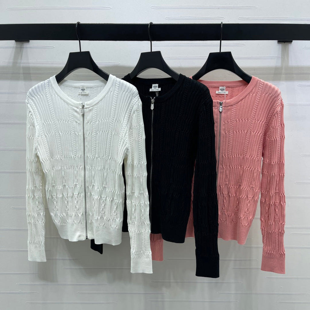 HERMES HERMES 25S SHORT CARDIGAN 148