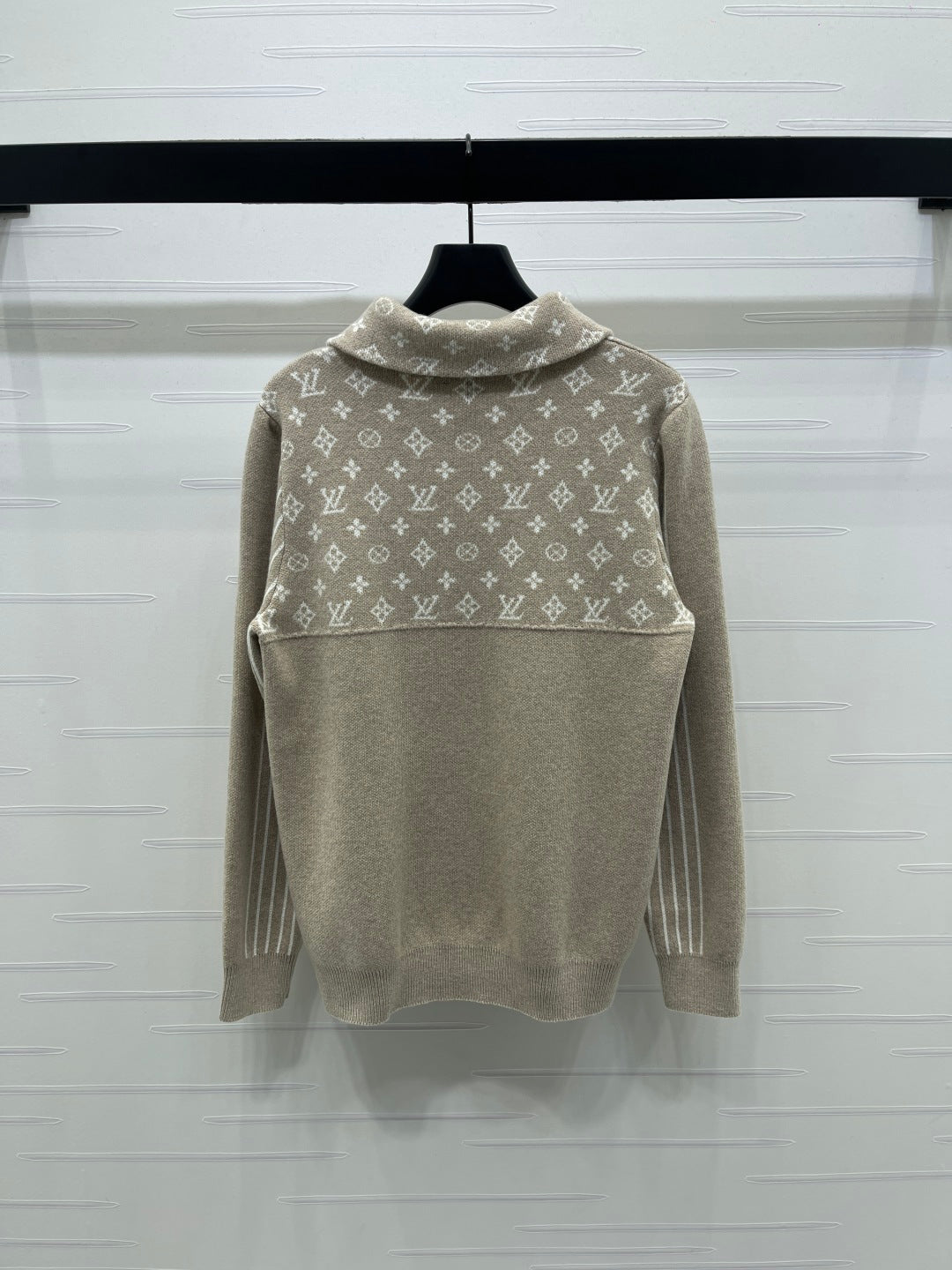 LOUIS VUITTON LV 25S LONG-SLEEVE COLOR-BLOCK COLLARED SHIRT 0166