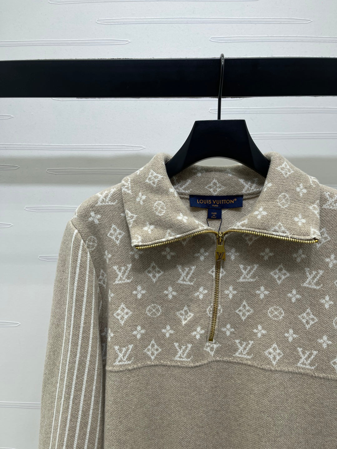 LOUIS VUITTON LV 25S LONG-SLEEVE COLOR-BLOCK COLLARED SHIRT 0166