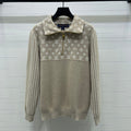 LOUIS VUITTON LV 25S LONG-SLEEVE COLOR-BLOCK COLLARED SHIRT 0166