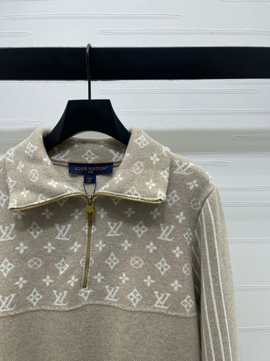 LOUIS VUITTON LV 25S LONG-SLEEVE COLOR-BLOCK COLLARED SHIRT 0166