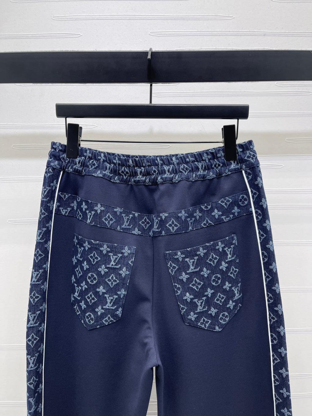 LOUIS VUITTON LV 25S PATCHWORK STRAIGHT-LEG DENIM JEANS 0127