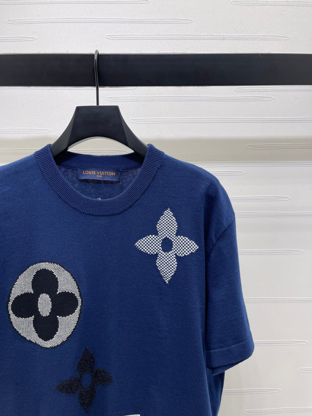 LOUIS VUITTON LV 25S SHORT-SLEEVE CREW NECK SWEATER 0090