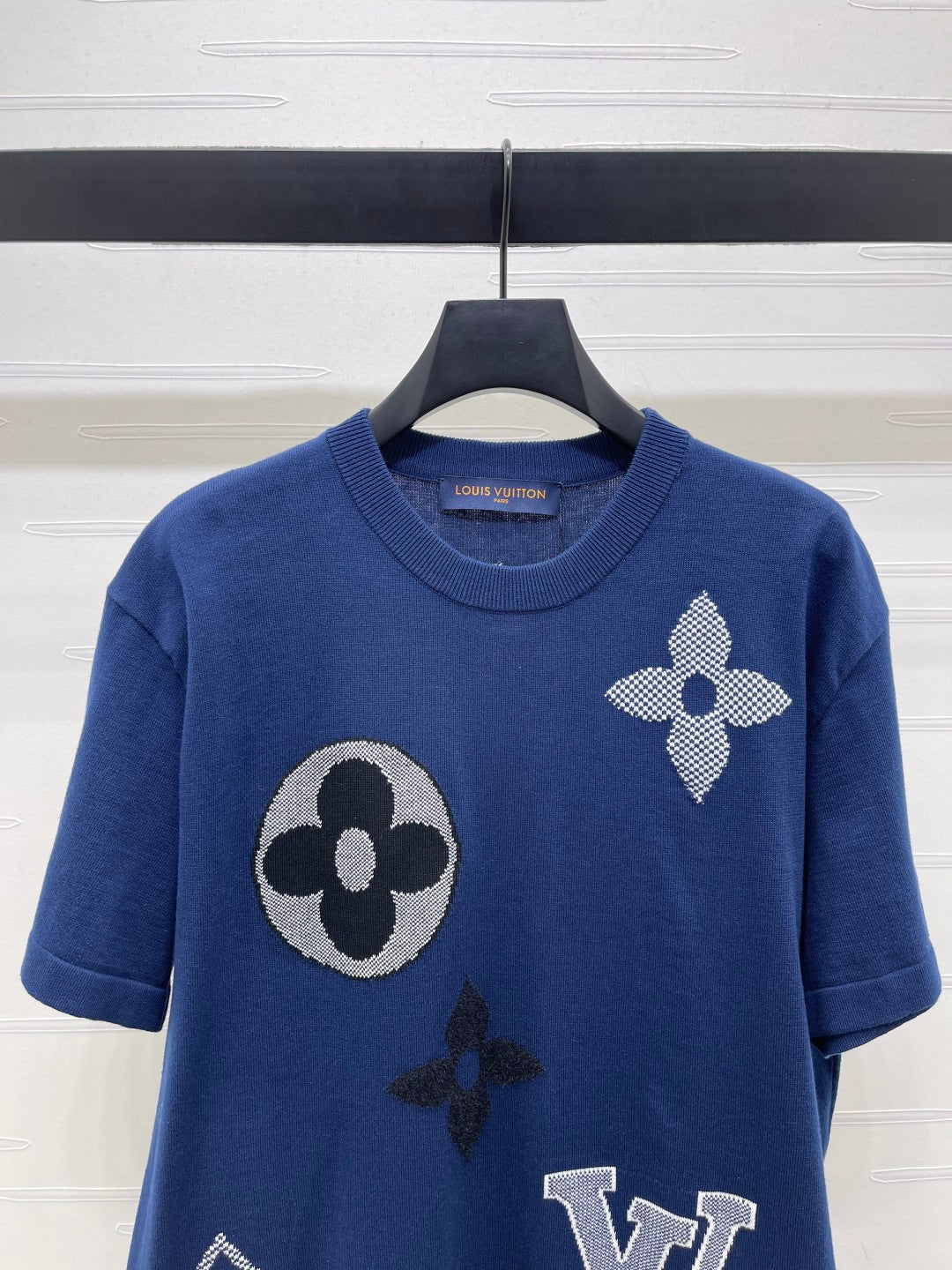 LOUIS VUITTON LV 25S SHORT-SLEEVE CREW NECK SWEATER 0090