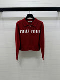MIUMIU POLO KNIT SWEATER STYLE 749