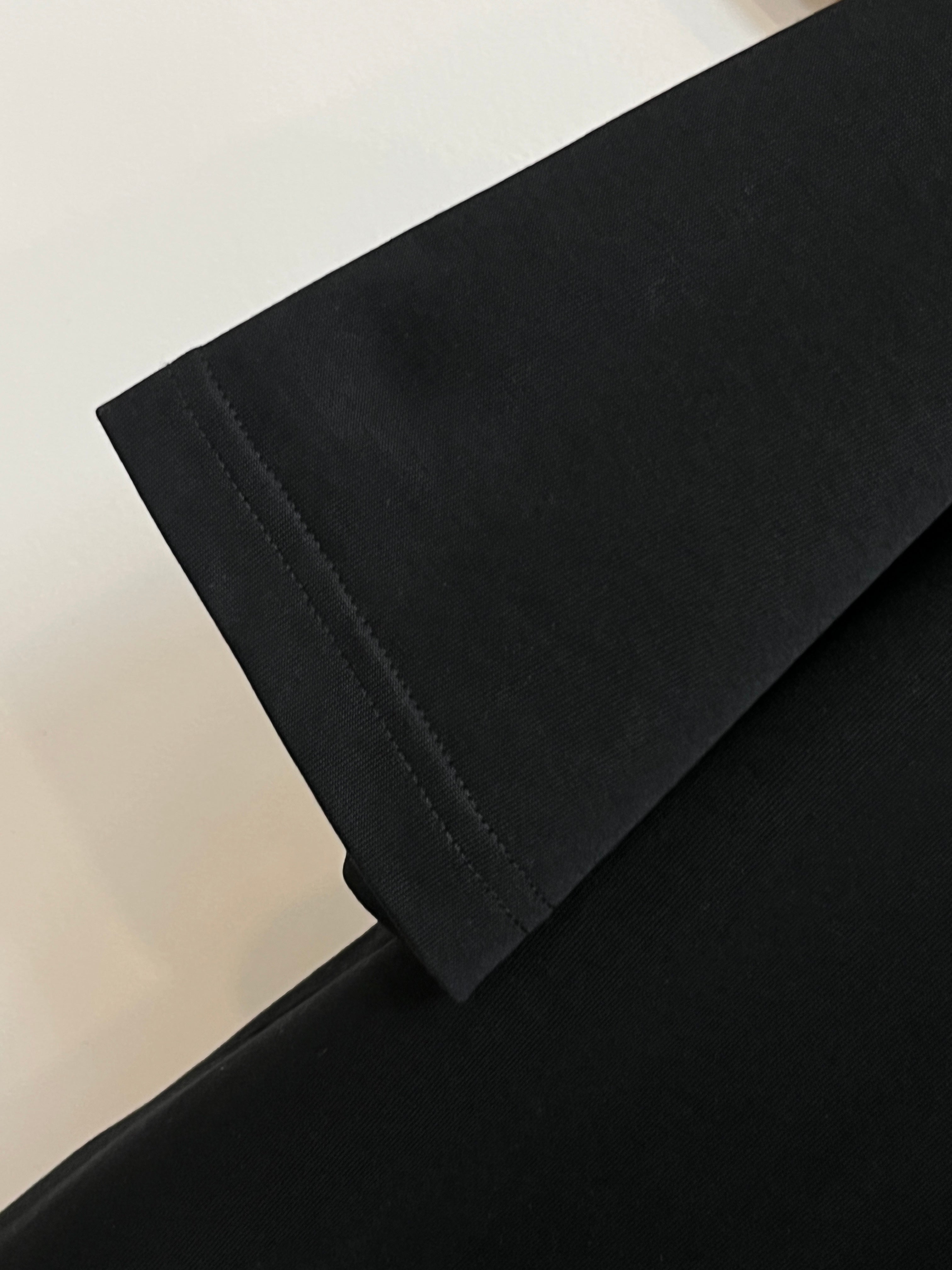 LOUIS VUITTON LV BLACK PURE COTTON T-SHIRT 238902