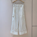 LOUIS VUITTON LV 25S VERTICAL STRIPED WIDE-LEG PANTS 0149