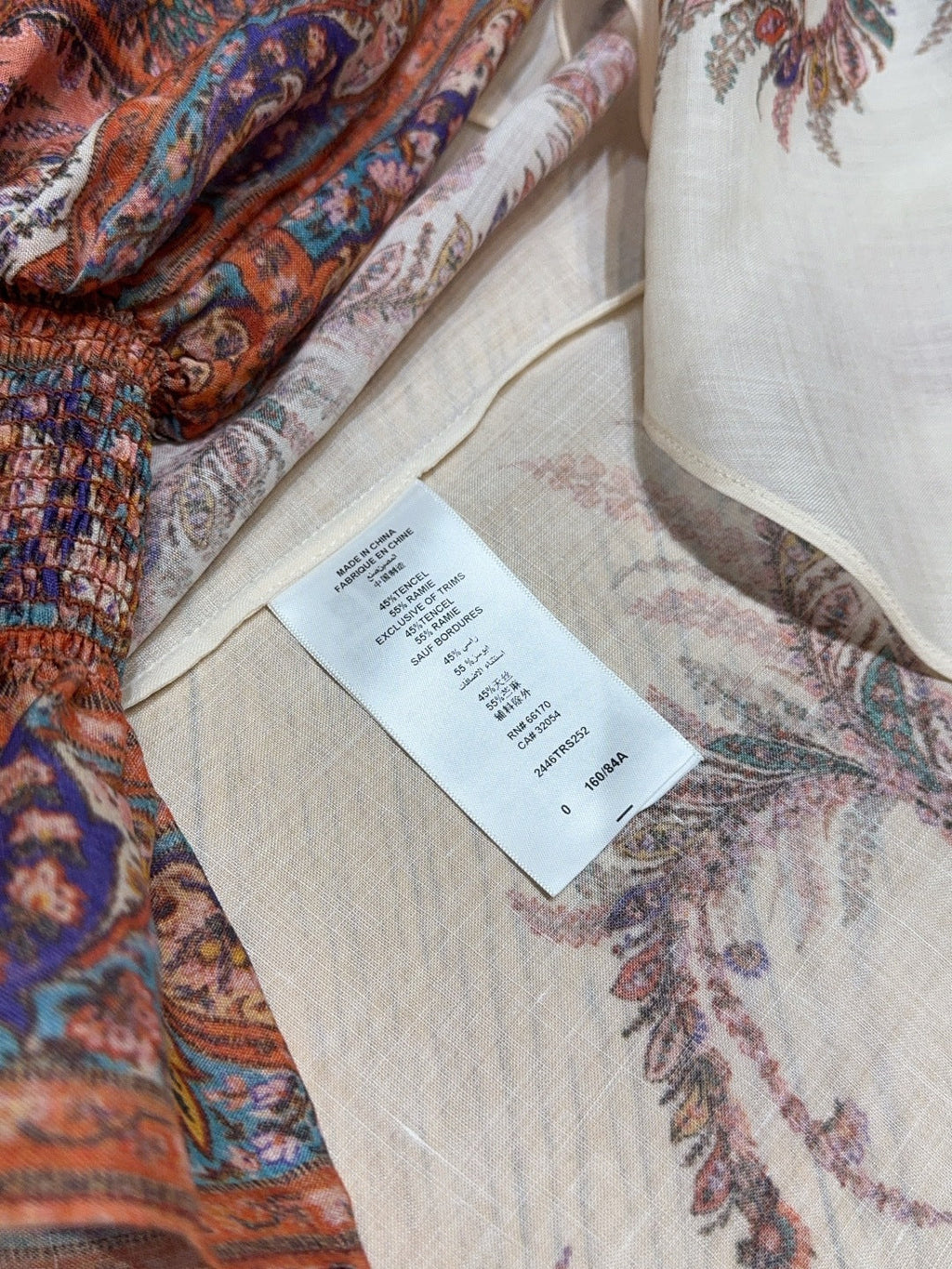 Zimmermann Blouse 25 Linen Silk 028
