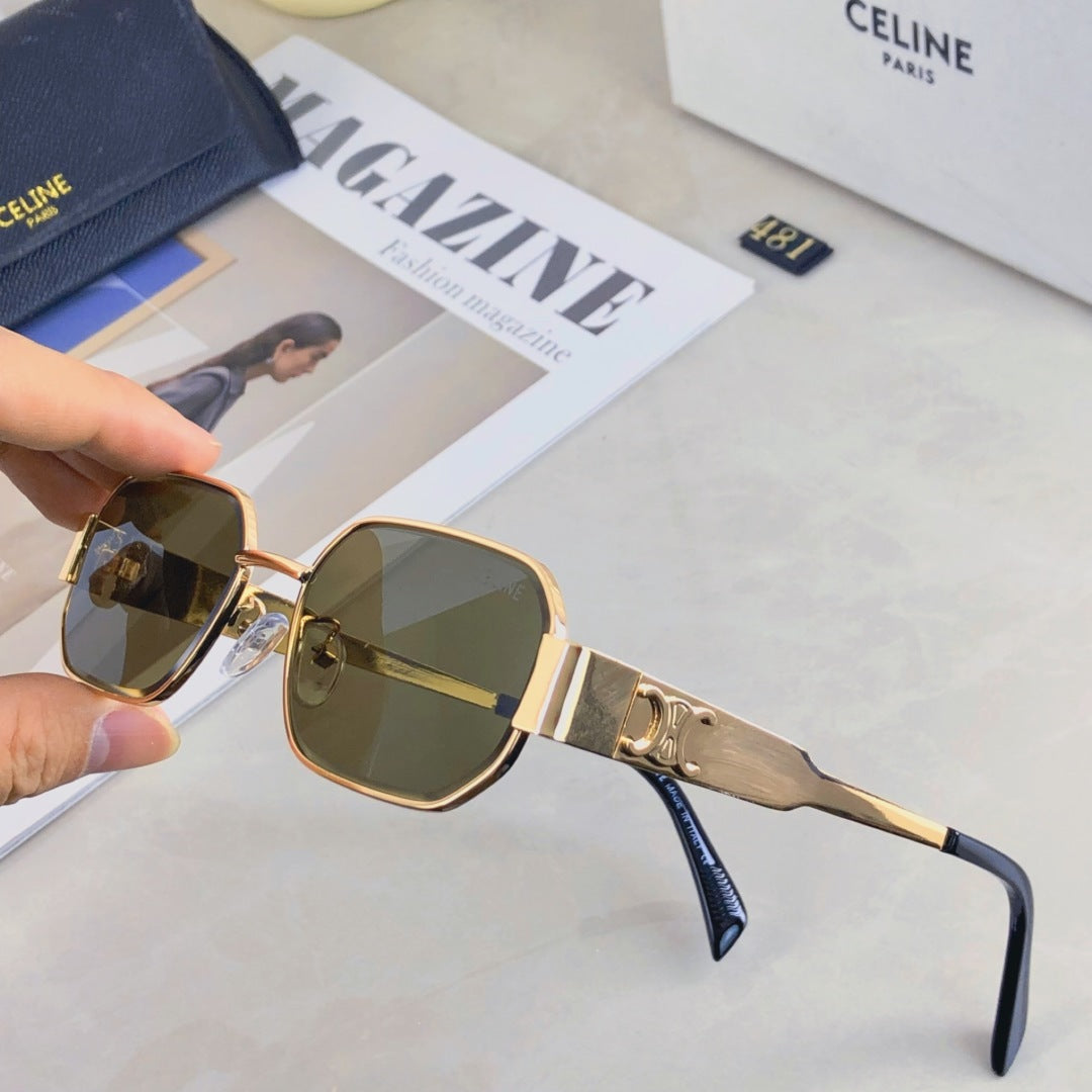 CELINE TRIOMPHE SUNGLASS 501780 IN METAL