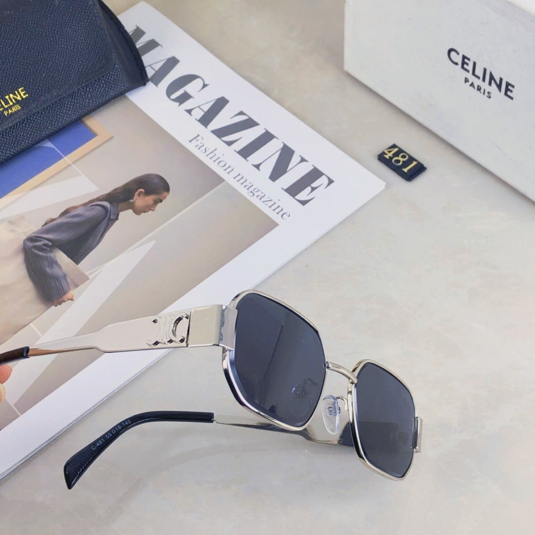CELINE TRIOMPHE SUNGLASS 501780 IN METAL