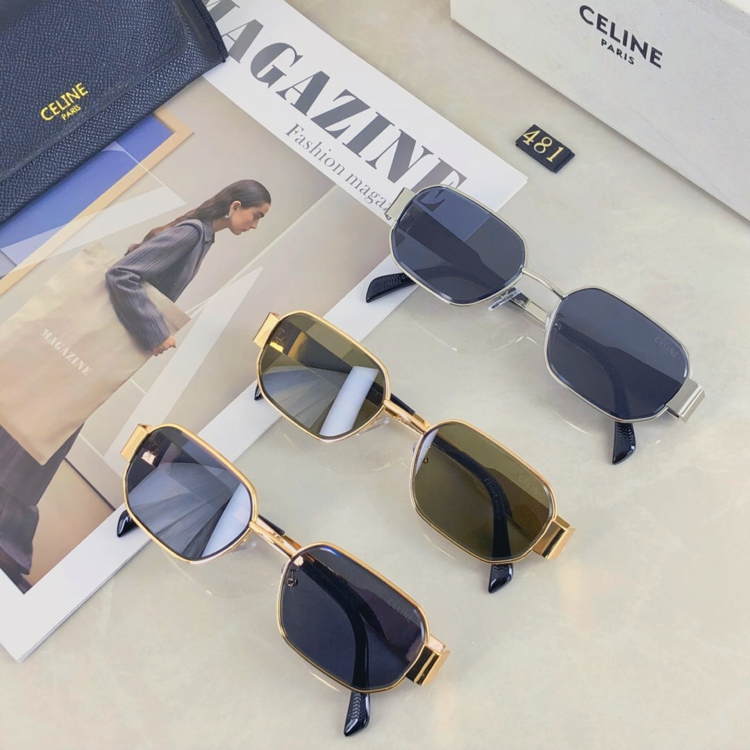 CELINE TRIOMPHE SUNGLASS 501780 IN METAL