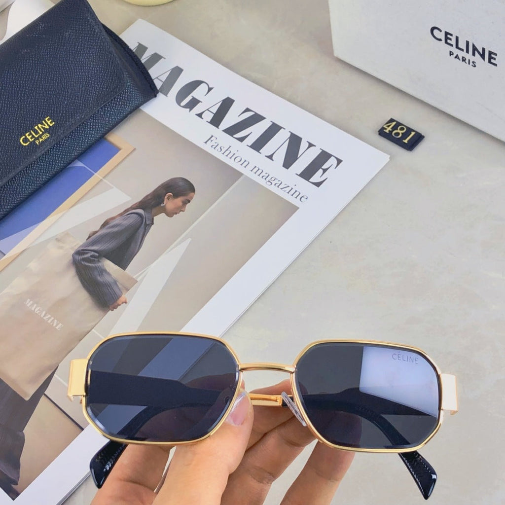 CELINE TRIOMPHE SUNGLASS 501780 IN METAL