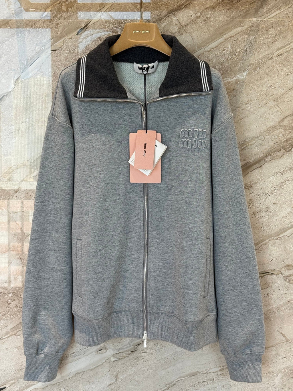 MIUMIU FLEECE JACKET STYLE 717