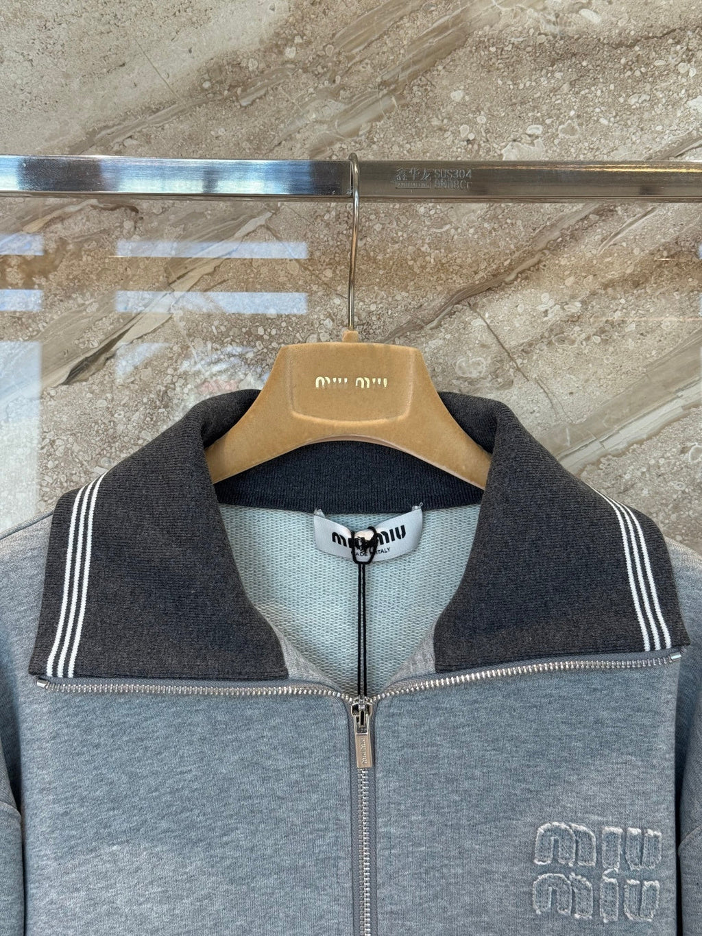 MIUMIU FLEECE JACKET STYLE 717