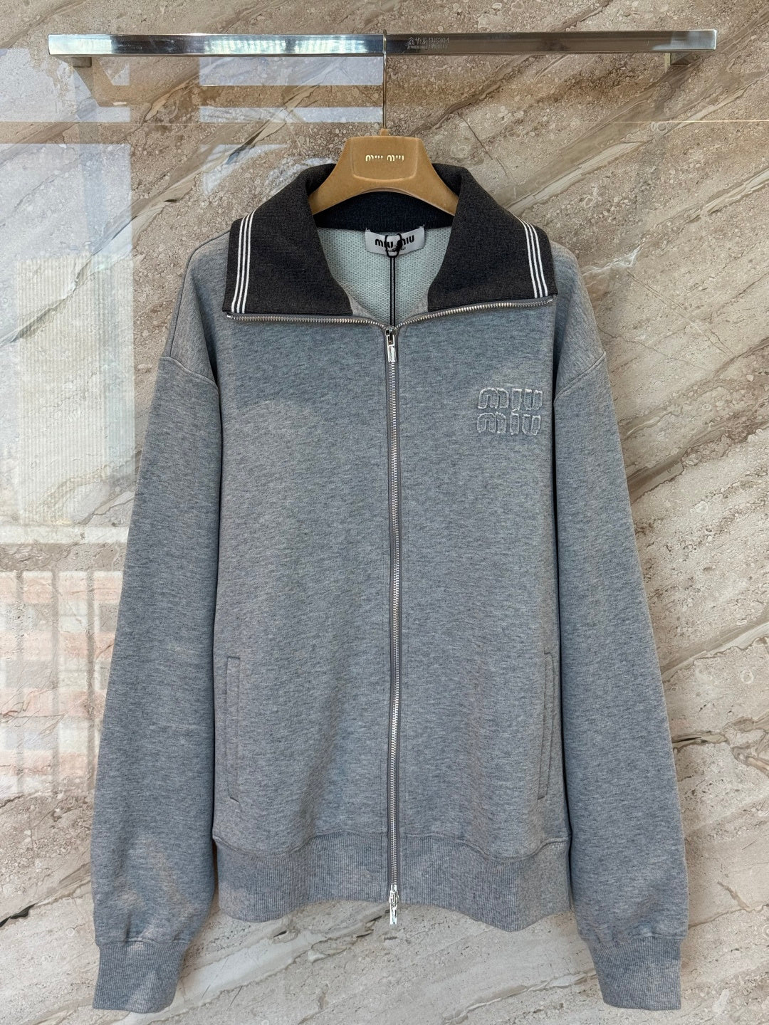 MIUMIU FLEECE JACKET STYLE 717