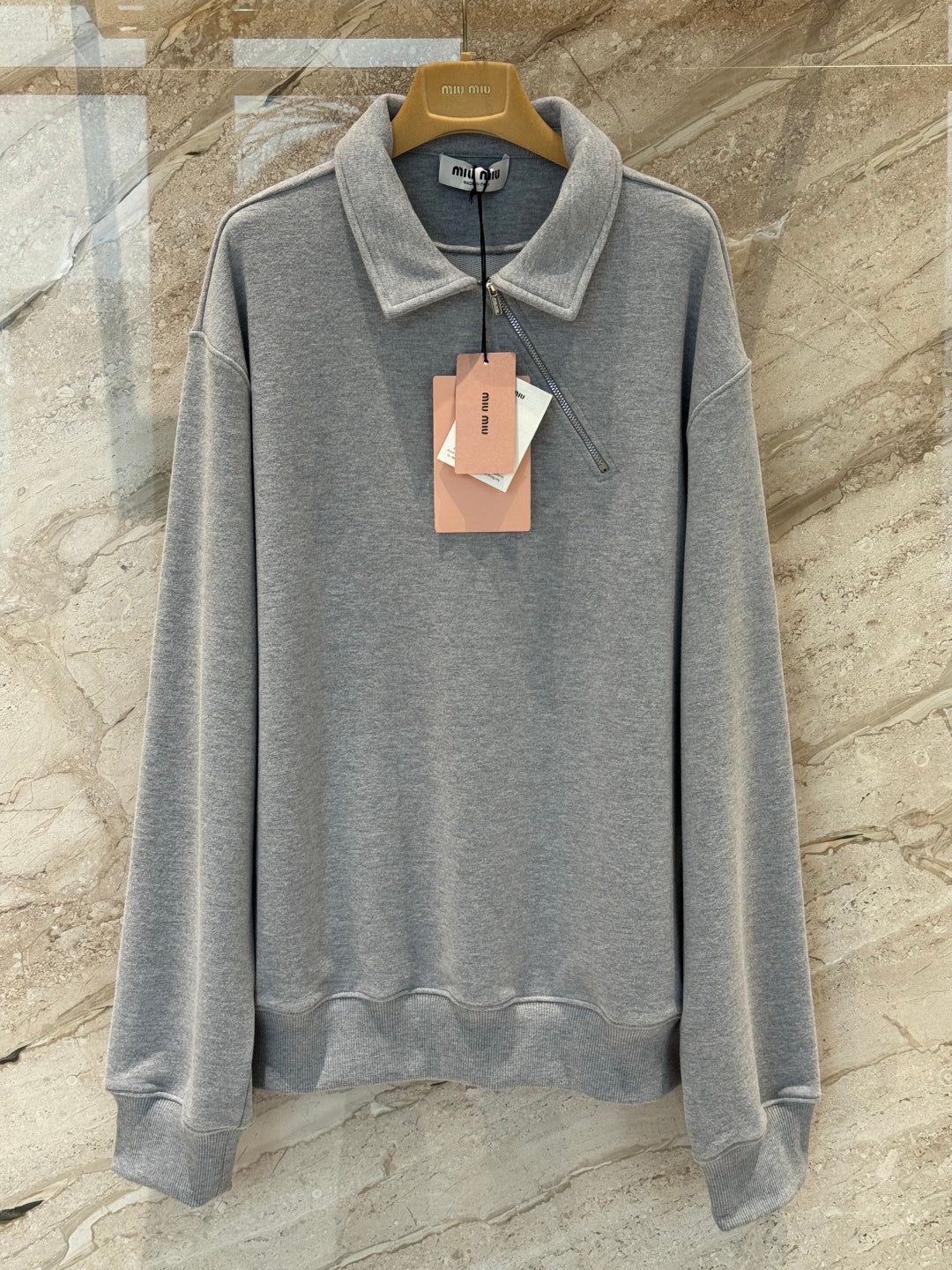 MIUMIU POLO SWEATSHIRT STYLE 652