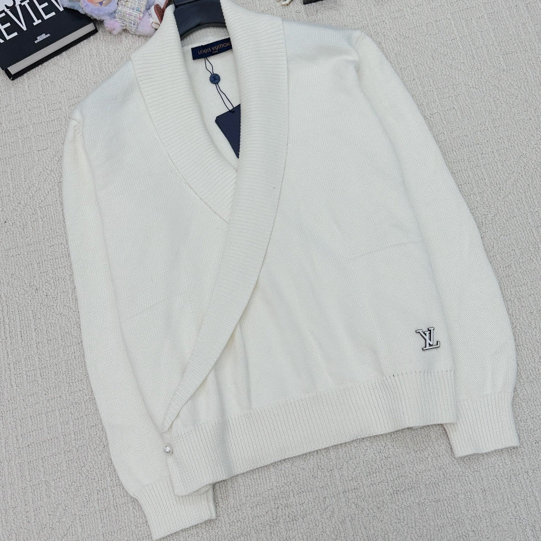 LOUIS VUITTON LV 25S LONG KNIT CARDIGAN 0075