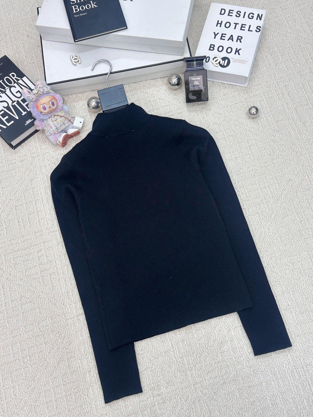 LOUIS VUITTON LV 25S LOGO-EMBROIDERED SWEATER 0073