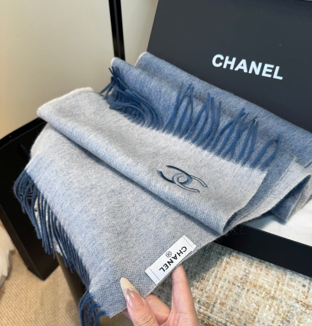 CHANEL 25S SCARF 180 IN CASHMERE 989788