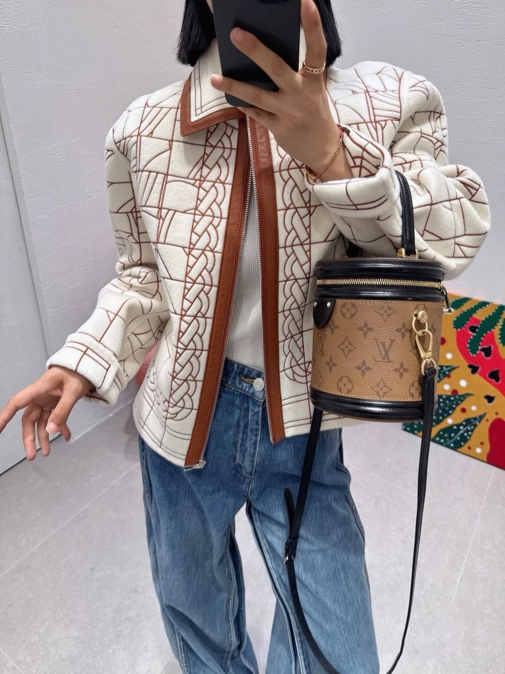 HERMES HERMES 25S JACKET 528560