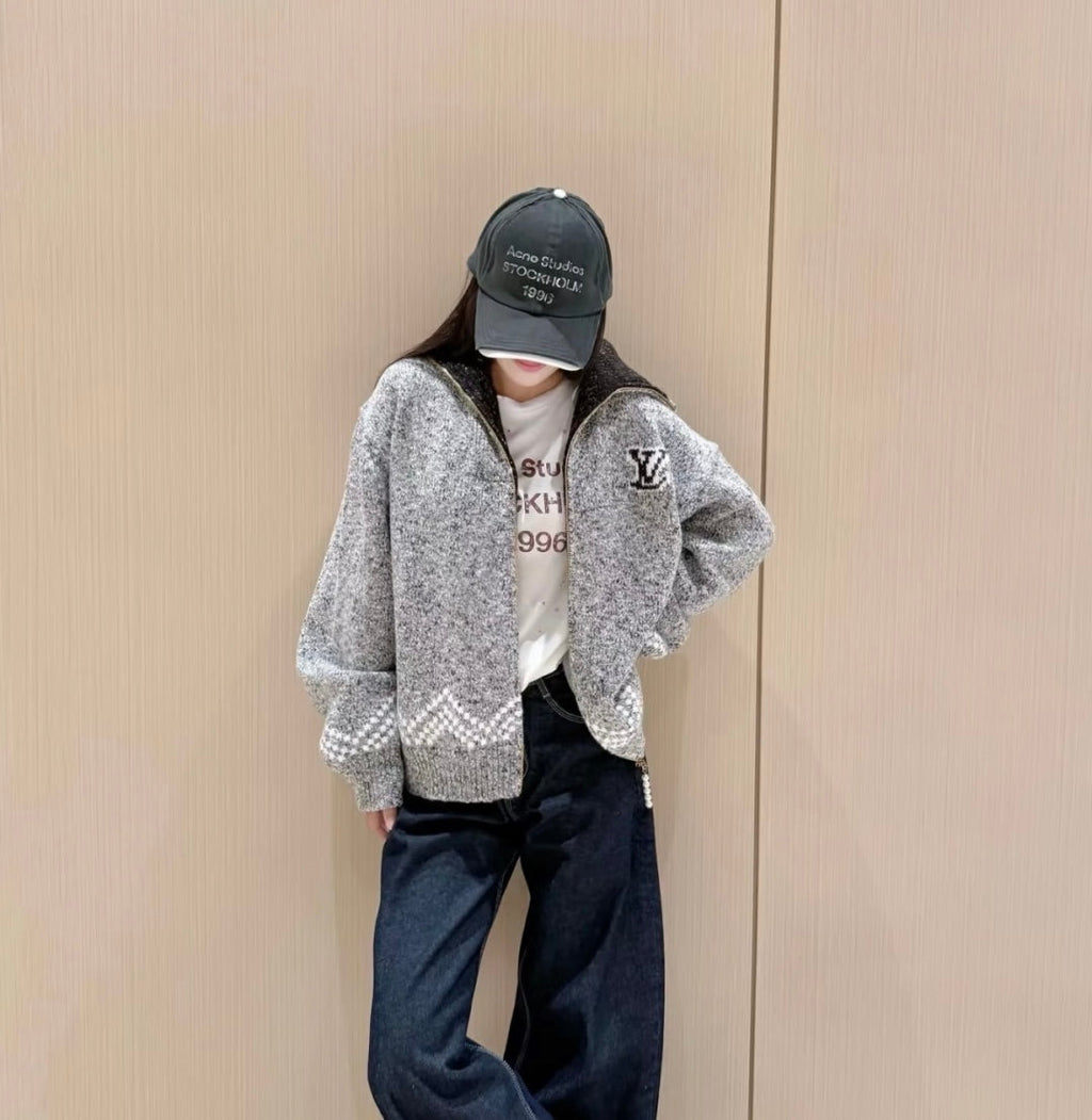 LOUIS VUITTON LV 25S WOOL CARDIGAN 0006