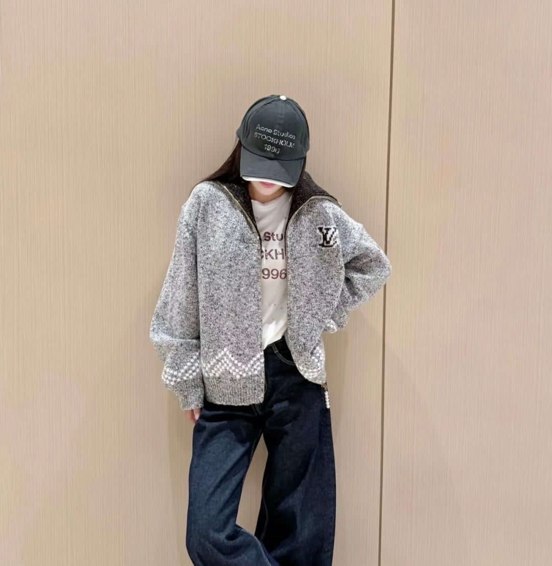 LOUIS VUITTON LV 25S WOOL CARDIGAN 0006