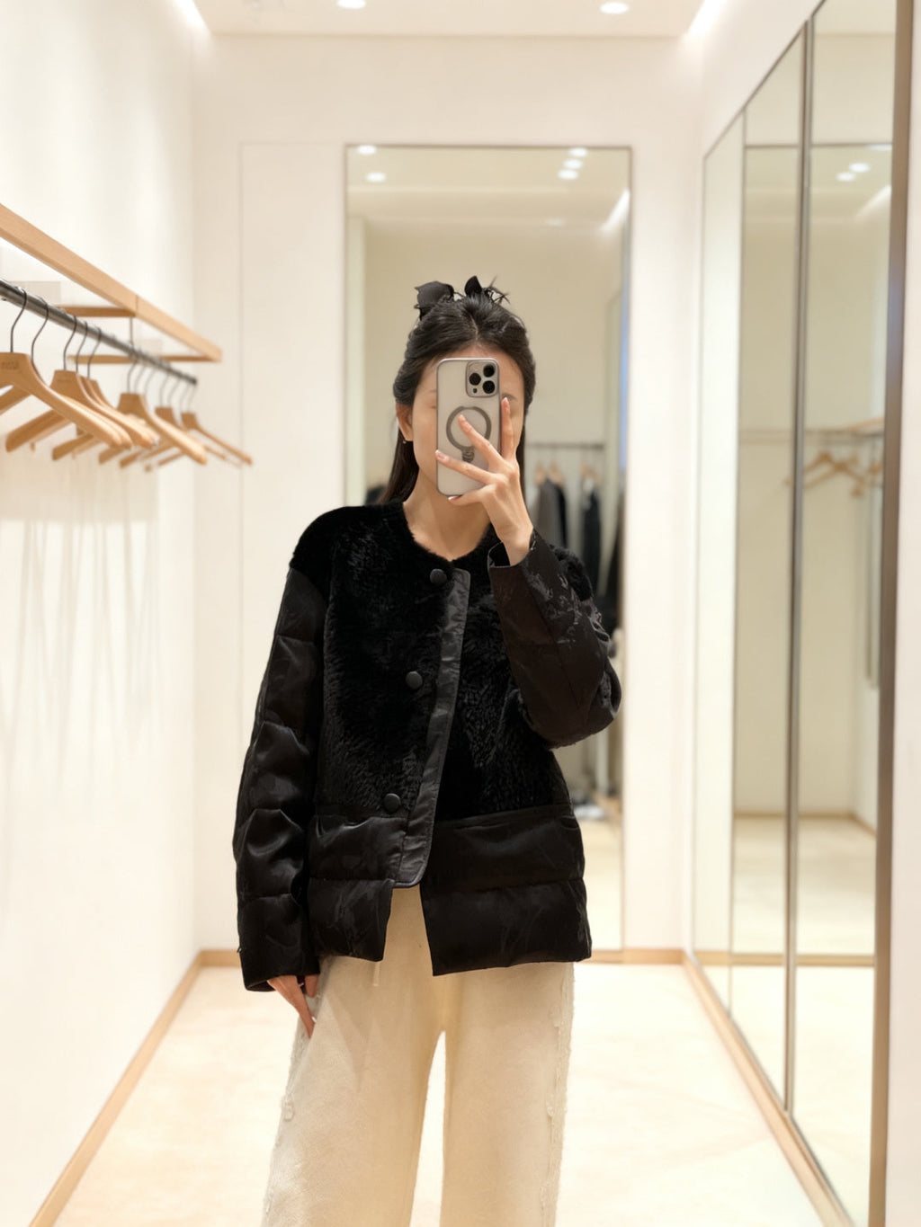 HERMES 25S MINK FUR JACKET 463