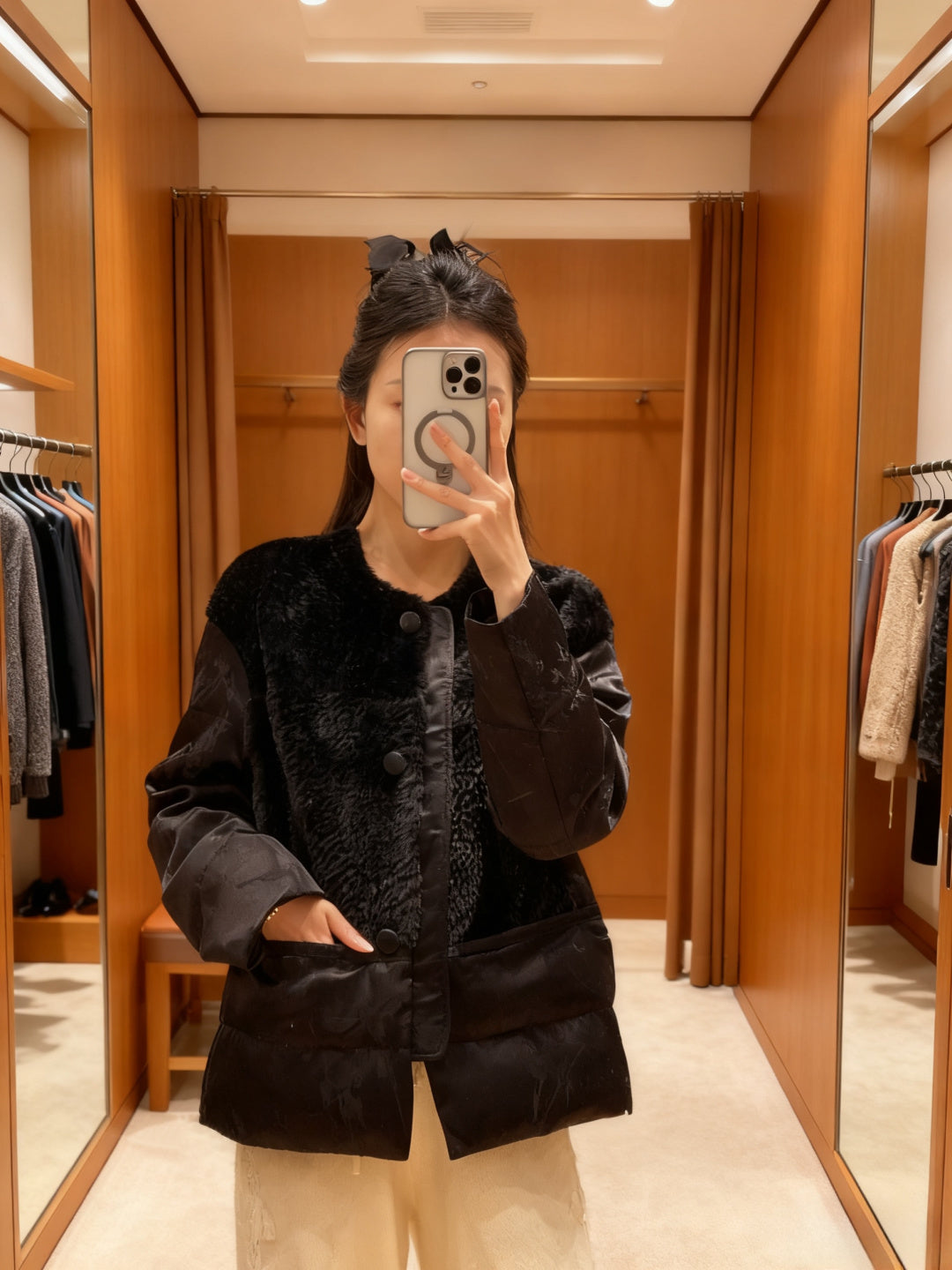 HERMES 25S MINK FUR JACKET 463