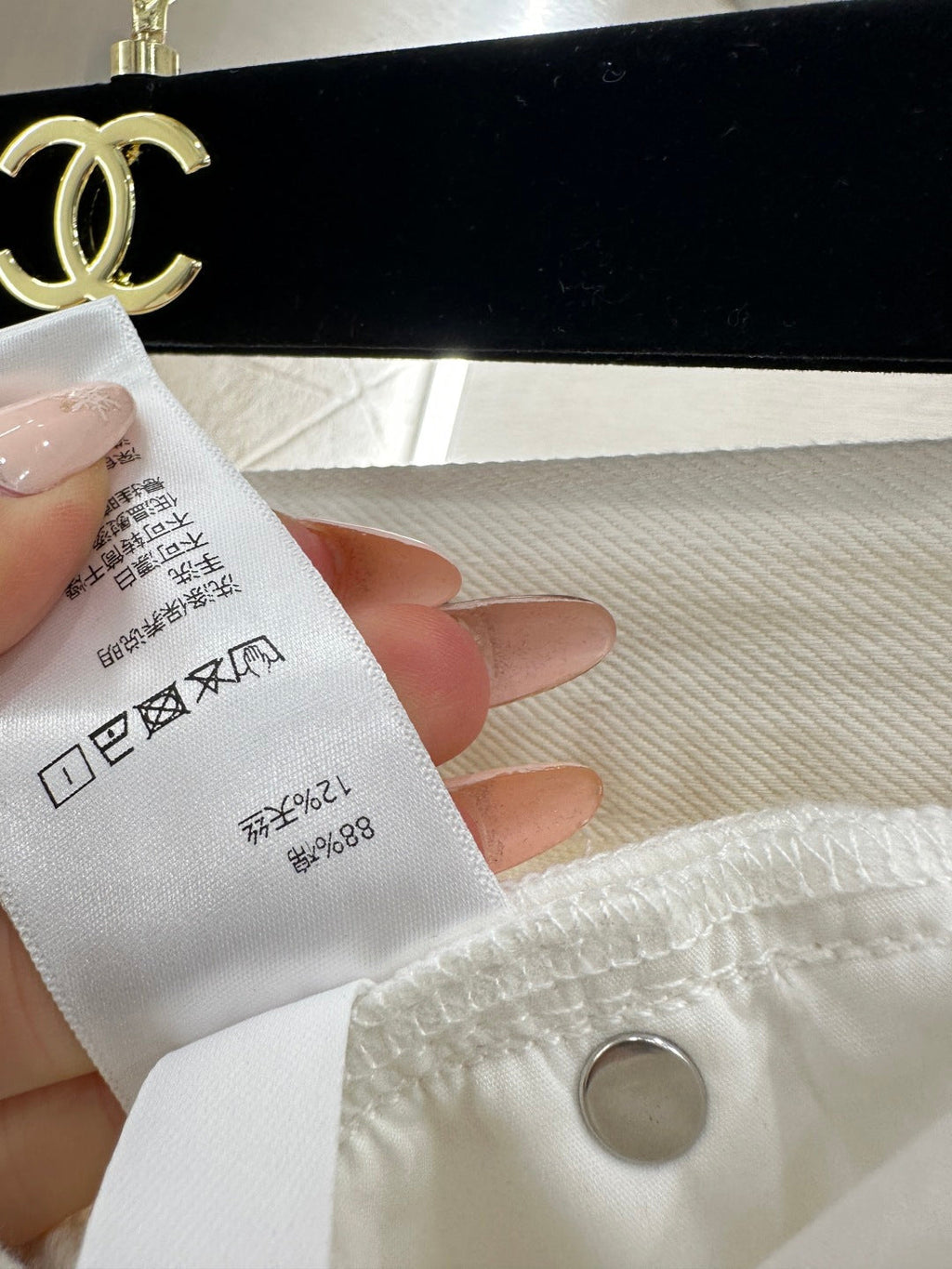 HERMES HERMES 25S HIGH-WAIST STRAIGHT JEANS 353