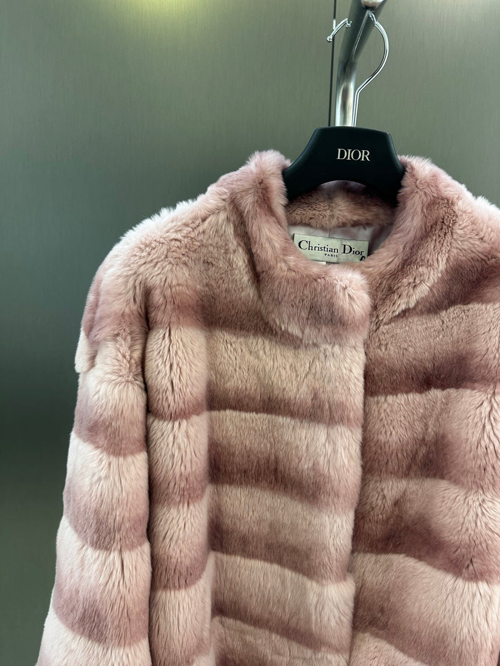 DIOR 25S RABBIT FUR JACKET 736