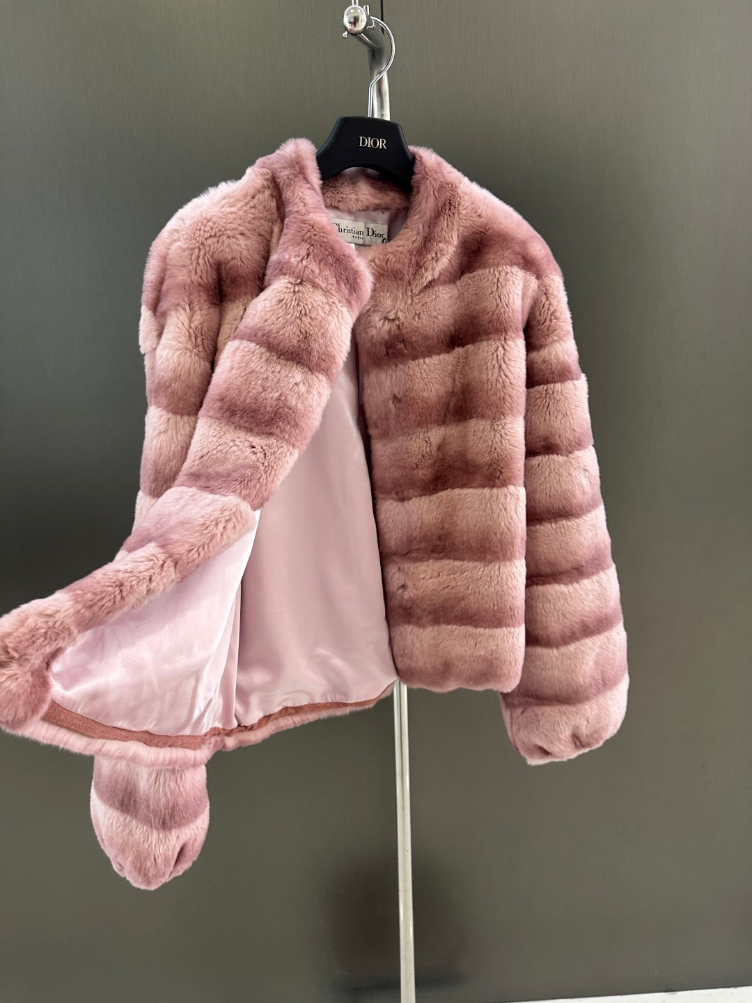 DIOR 25S RABBIT FUR JACKET 736