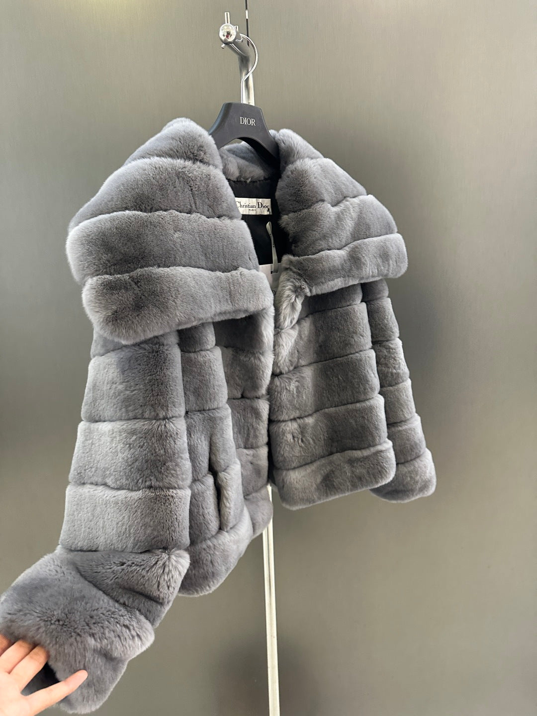 DIOR 25S RABBIT FUR JACKET 739
